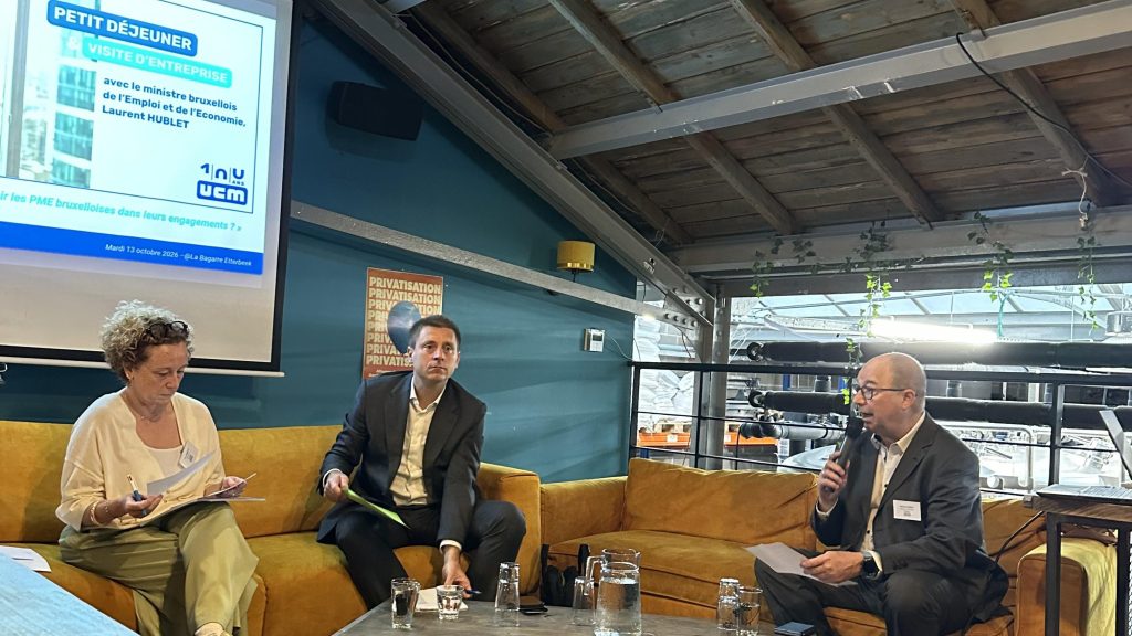 UCM échange avec le Ministre Laurent Hublet sur la réforme Activa 2.0 lors d’une table ronde à Bruxelles